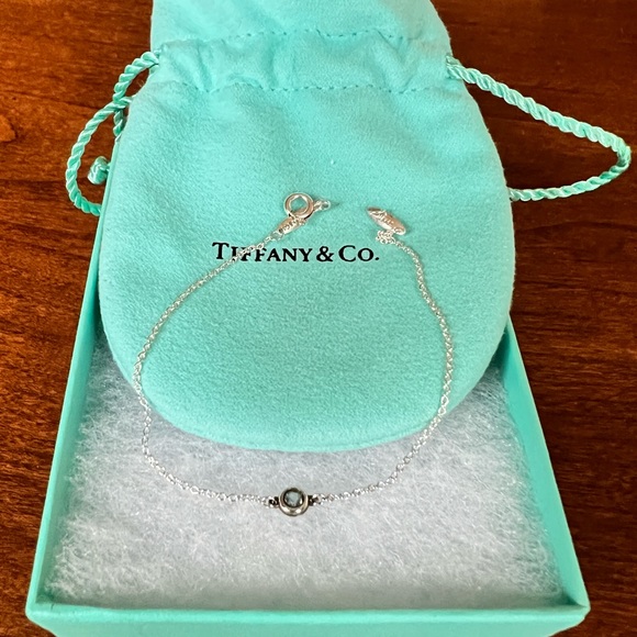 Tiffany & Co. Color by the Yard bracelet with aquamarine